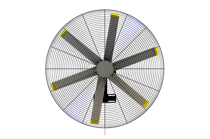 HVLS-Industrial-Wall-Mounted-Fan-With-Remote