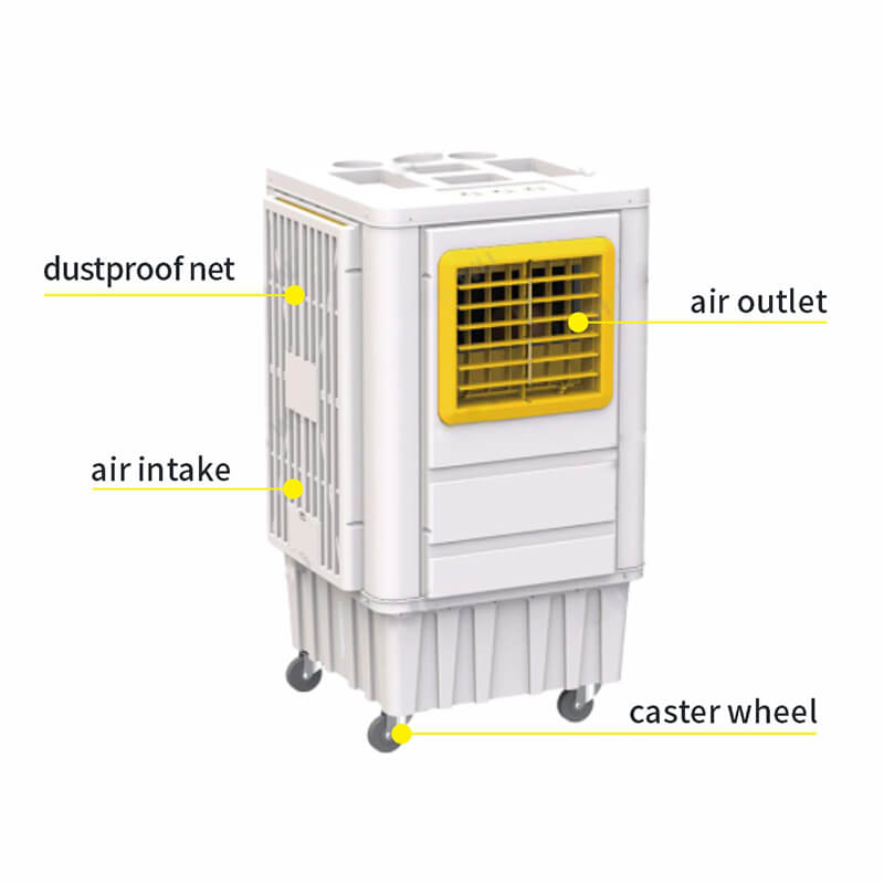 Industrial Water Cooling Portable Air Cooler Fan-3