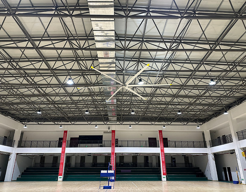 Indoor Basketball Stadium Choose Large Industrial Fan Important Reasons